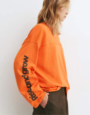 Pull & Bear - KTM x STWD - T-Shirt in Orange
