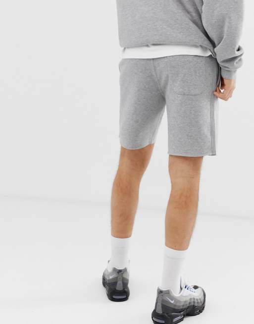 Pull&Bear – Kurze Jogginghose in Grau, 2 von 4