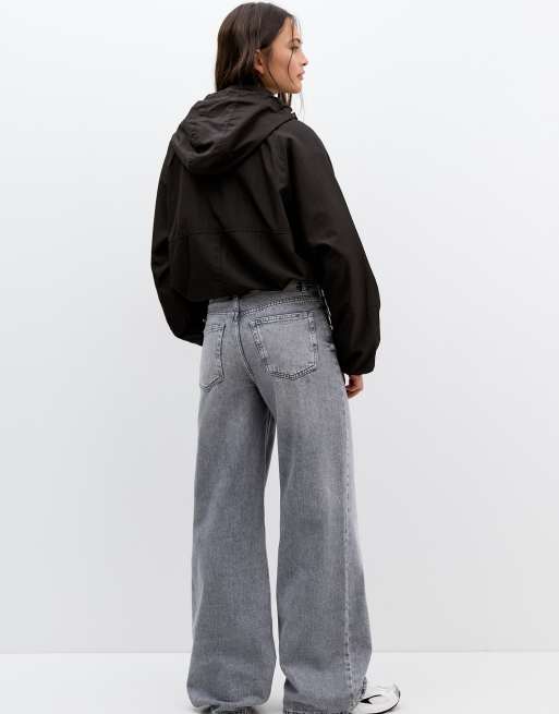 Damen Jacke WeiÃƒÂŸe Kurze Sweatshirt Jacke Kapuze Kurze - Main Image