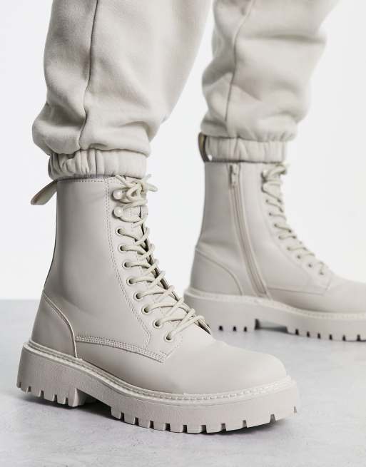 White boots male sale