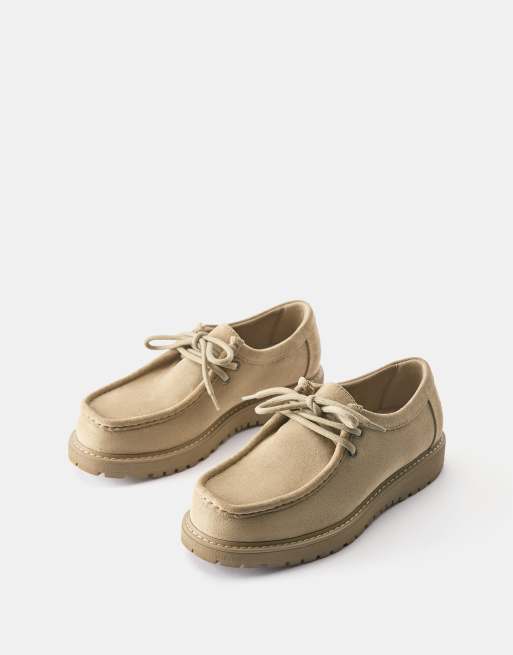 Pull&Bear Lace-up shoes in ecru, 2 of 4