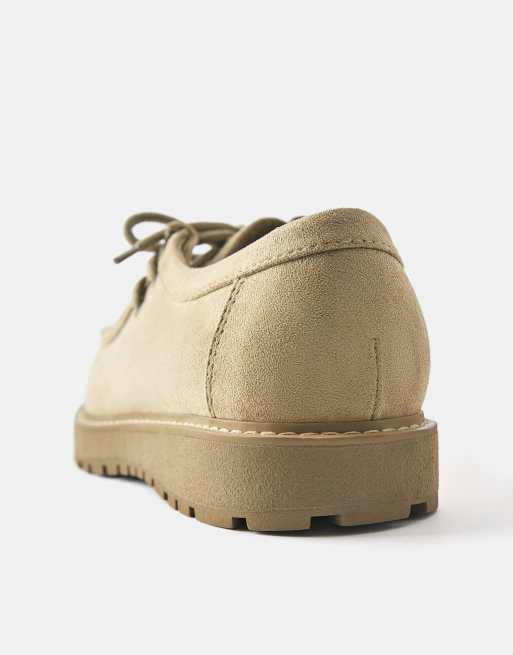 Pull&Bear Lace-up shoes in ecru, 3 of 4