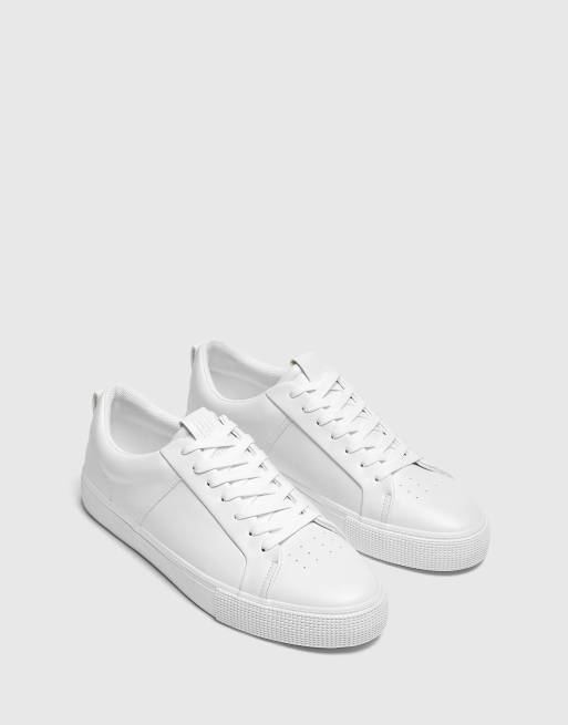 Pull and bear hot sale white trainers