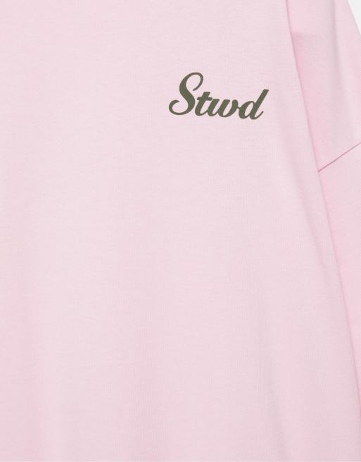 Pull&Bear långärmad stwd t-shirt i flerfärgad, 6 av 7