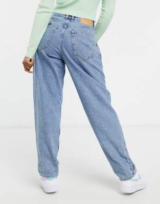 Pull Bear Lassige Jeans In Verwaschenem Blau Asos