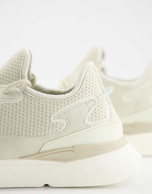Pull&Bear – Lauf-Sneaker in Creme
