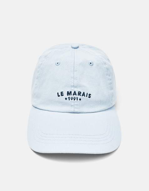 Pull&Bear Le marais cap in pastel blue - view 1