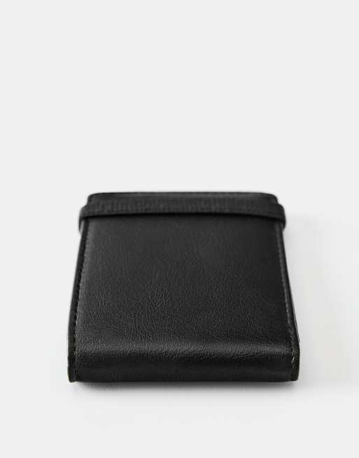 Pull&Bear Leather effect wallet in black, 2 of 4