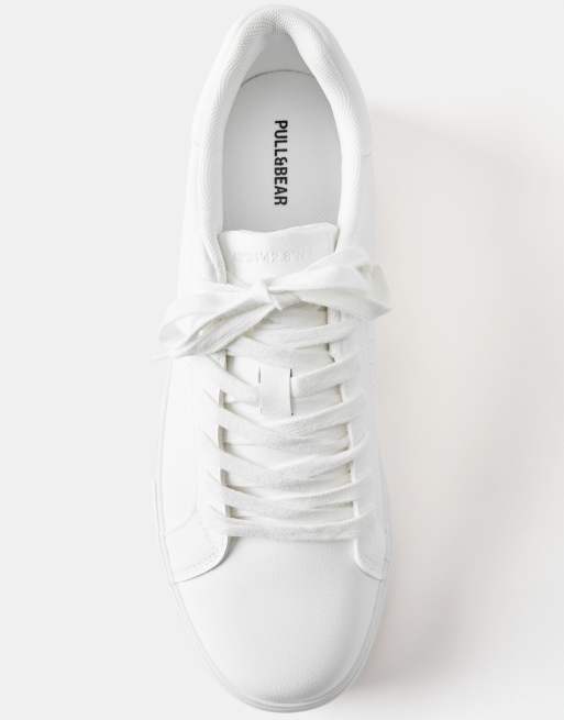 Pull&Bear – Legere Sneaker in Weiß, 2 von 4