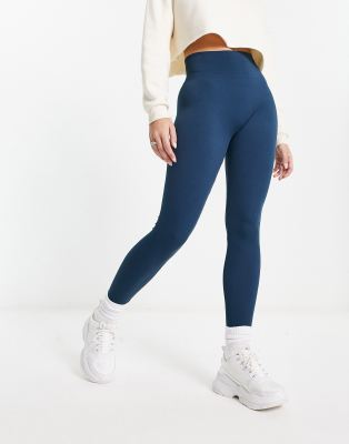 Legging De Compression Tommie Copper Sans Couture - Bleu Marine - Taille 2XL (Femme)