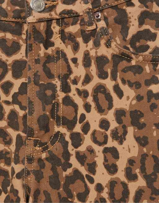 Pull&Bear Leopard jorts in leopard, 6 of 7