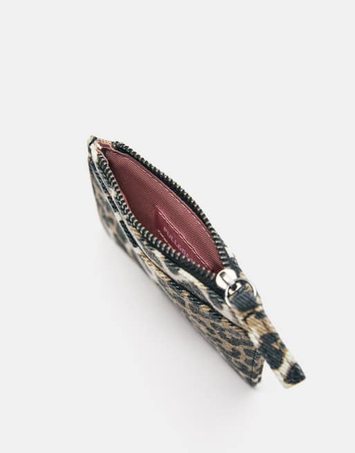 Pull&Bear Leopard print card holder in leopard, 4 of 4