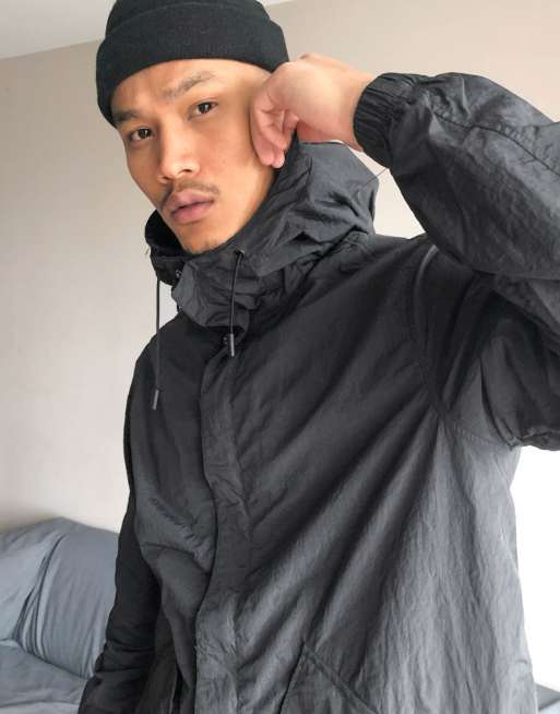 Pull&Bear - Let, sort parka