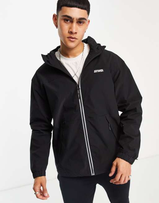 Pull&Bear lightweight jacket in black | ASOS