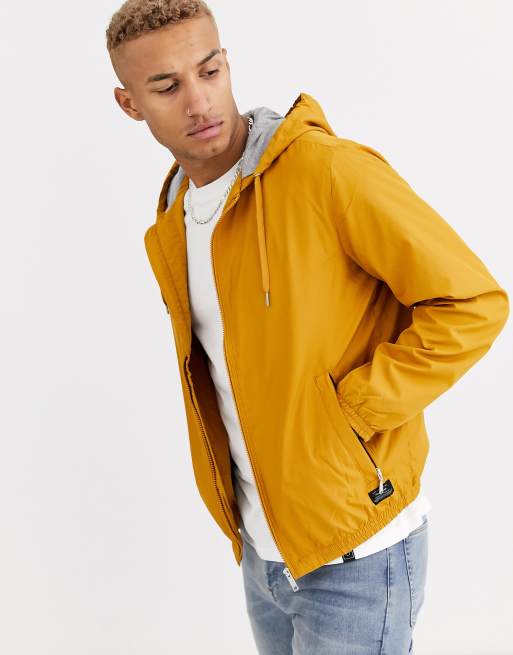 Mustard on sale lightweight jacket