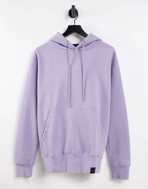 Pull&Bear - Lilla hættetrøje