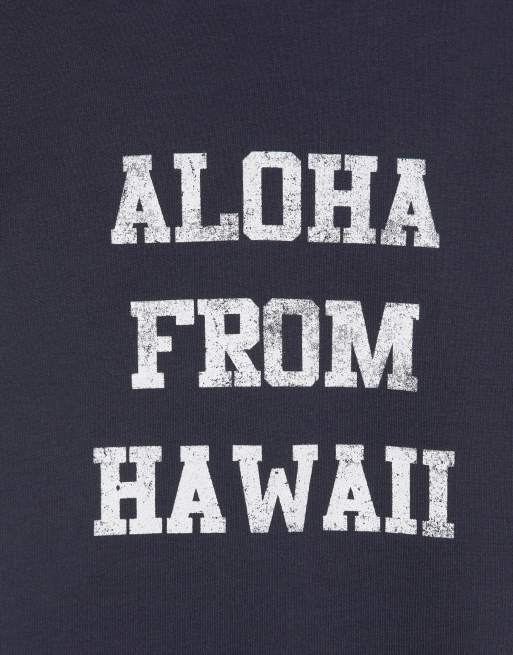 Pull&Bear Lilo & stitch regular t-shirt in navy, 6 of 7