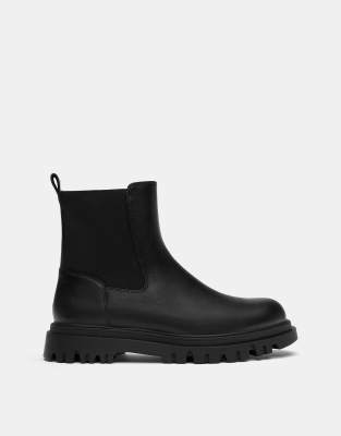 Pull&Bear Lined chelsea boots 
