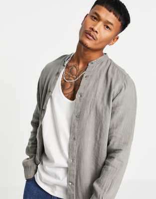 pull and bear linen shirt