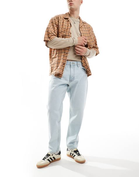 Pull&Bear – Ljusblå jeans i standard-modell - view 1