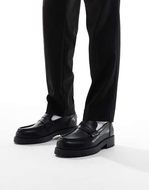 Pull&Bear loafers in black - view 1