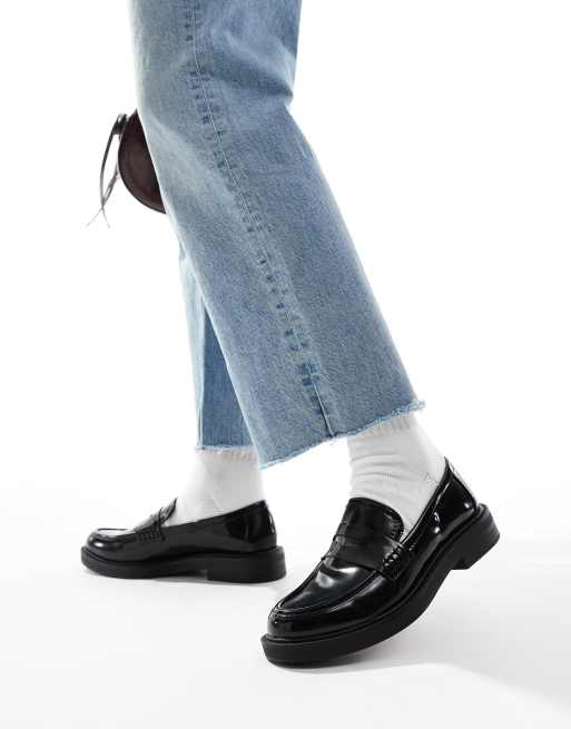 Pull&Bear - Loafers in zwart