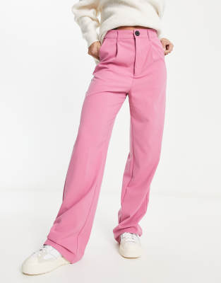 Pull & Bear - Lockere Dad-Hose in Rosa