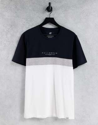 pull and bear logo t shirt