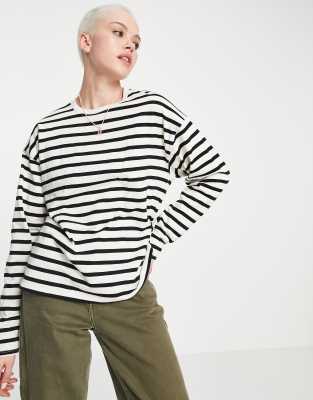 pull and bear long sleeve t shirt