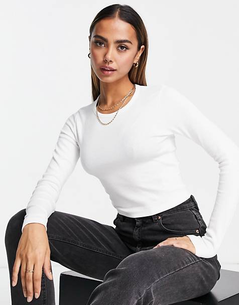 Essential mini swoosh ribbed cropped cami in atomic ASOS Damen Kleidung Tops & Shirts Tops Spaghettitops 