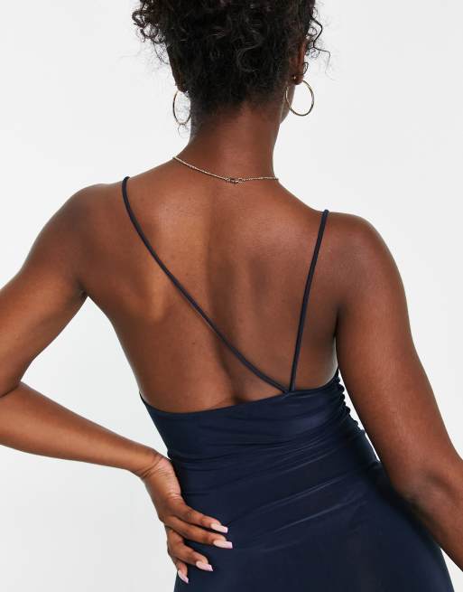 Strappy 2025 navy dress