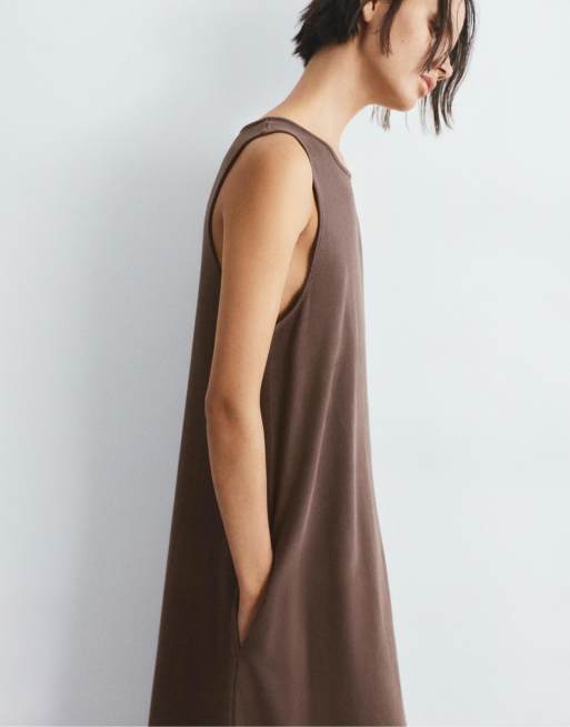 long sleeveless t shirt dress Tall T-Shirt Maxi Featuring subtle side slits to allow for ease of movement Wendy Maxi T-shirt Dress in