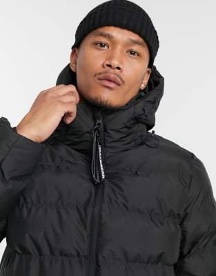 pull and bear longline puffer jacket