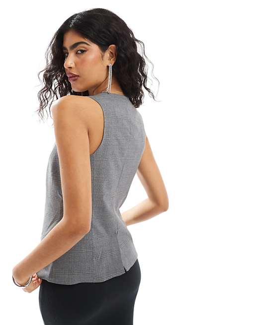 Check It Long Line Vest Check It Long Line Vest