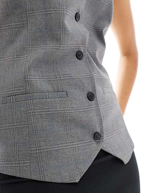 Check It Long Line Vest Check It Long Line Vest