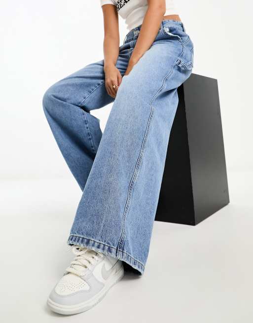 Mid-rise loose fit baggy jeans - PULL&BEAR