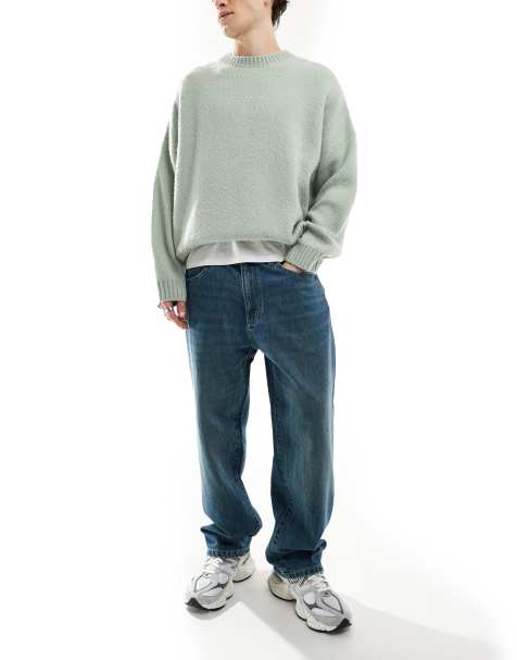 Pull&Bear loose fit jean in denim blue - view 1