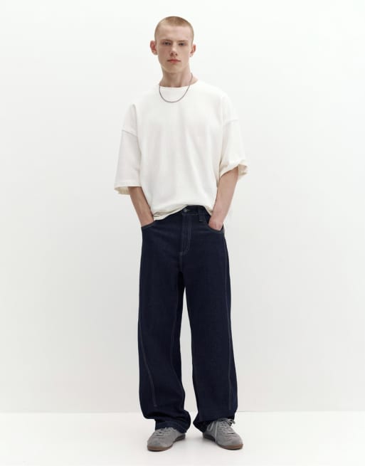 Pull&Bear Loose fit t-shirt in off white, 2 of 4
