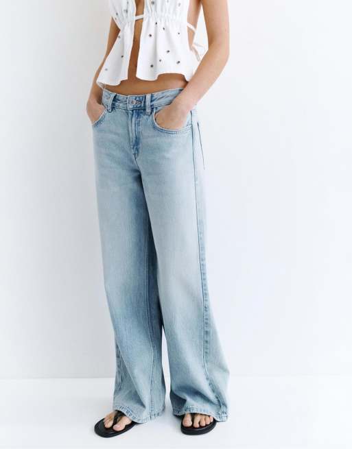 Pull&Bear Loose oversize jeans in sky blue, 2 of 7