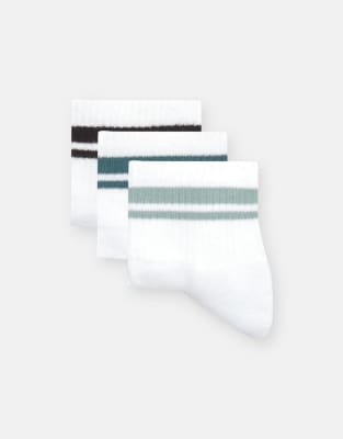 Lot de chaussettes  rayures - Pull & bear - Modalova