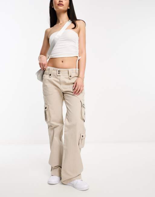 Low waisted best sale cargo pants