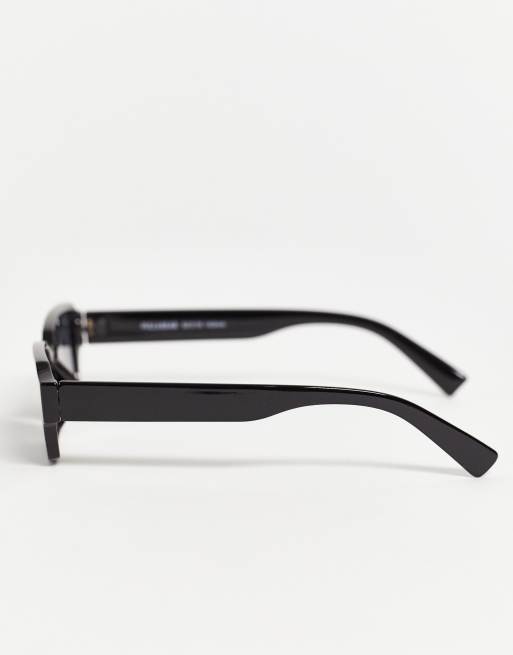 Pull Bear Lunettes de soleil rectangulaires Noir ASOS