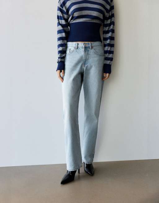 Pull&Bear - Lyseblå jeans med lige ben, 3 af 7
