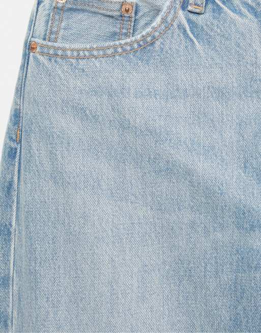 Pull&Bear - Lyseblå jeans med lige ben, 6 af 7