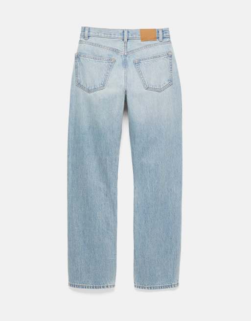 Pull&Bear - Lyseblå jeans med lige ben, 7 af 7