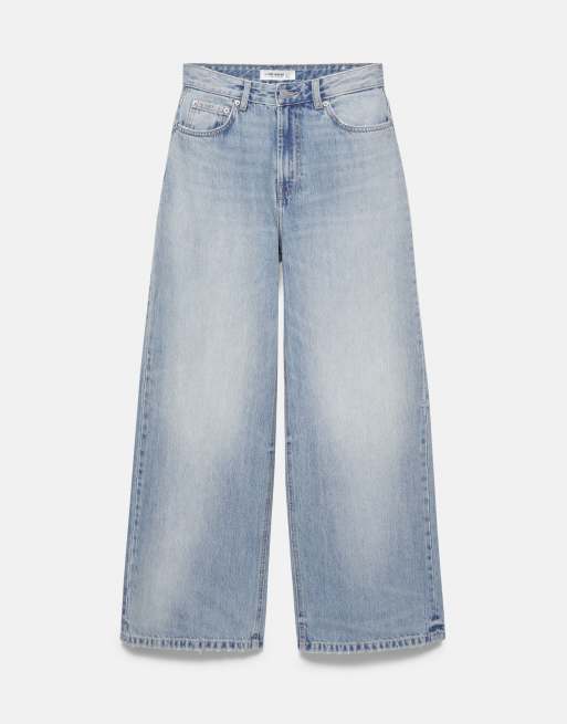Pull&Bear - Lyseblå posede jeans, 4 af 7