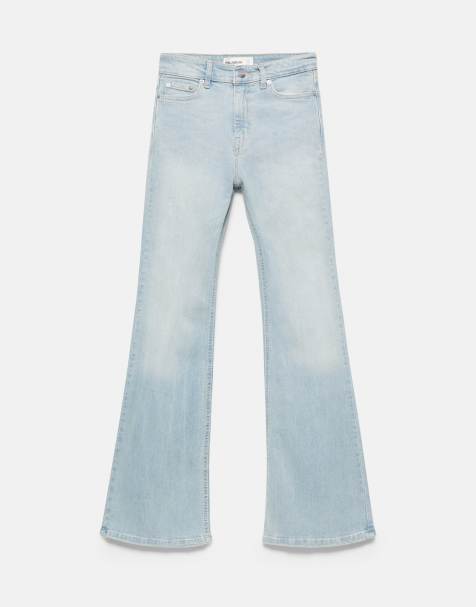 Pull&Bear - Lyseblå skinny-jeans med svaj - view 1