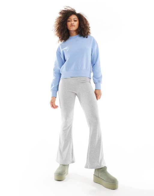 Pull&Bear - Lyseblå sweater i firkantet pasform, 2 af 4