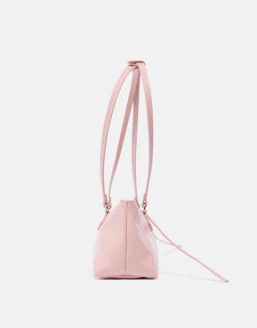 Pull&Bear - Lyserød skuldertaske med lang strop, 2 af 4