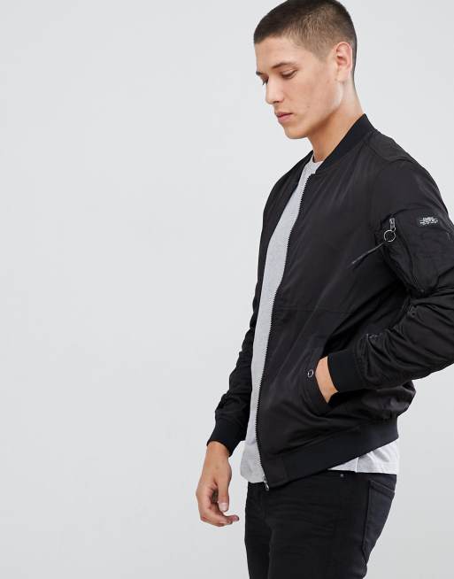 Pull and bear shop bomber jacket asos